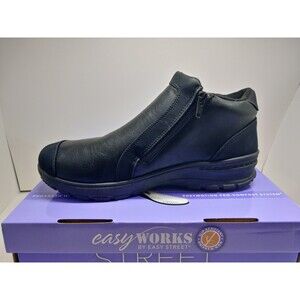 Easyworks by Easy Street Women Black Boots Size 9 1/2 WW